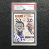 2015-16 Panini Excalibur Team 2020 #14 Reggie Jackson Signed Card Auto PSA/DNA Slabbed Pistons