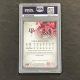 2012-13 Upper Deck SP Authentic #35 Khris Middleton Signed Card AUTO PSA/DNA Slabbed Texas A&M