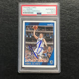 2016-17 NBA Hoops #209 JJ Barea Signed Card AUTO PSA/DNA Slabbed Mavericks