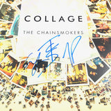 ALEX PALL ANDREW TAGGART signed The Chainsmokers' Collage LP Vinyl PSA/DNA Album autographed Pop