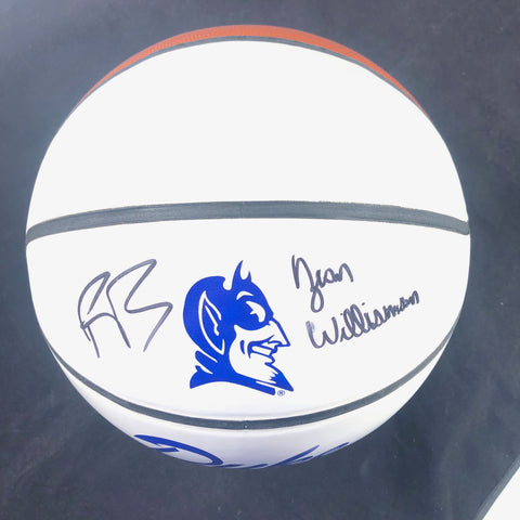 ZION WILLIAMSON RJ Barrett signed Basketball PSA/DNA Duke Blue Devils Autographed
