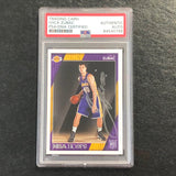 2016-17 NBA Hoops #288 Ivica Zubac Signed Card AUTO PSA Slabbed RC Lakers