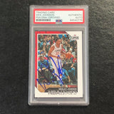 2018-19 NBA HOOPS #155 Wesley Johnson Signed Card Autographed PSA Slabbed Clippers