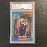 2017 Donruss Rated Rookie # 179 Jarrett Allen Signed Card AUTO PSA Slabbed RC Nets