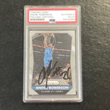 2015-16 Panini Prizm #136 Andre Roberson Signed Card AUTO PSA Slabbed Thunder