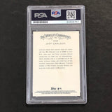 2021 Topps Allen & Ginter #256 JEFF CARLSON Signed Card PSA/DNA Encapsulated AUTO 10 Slabbed Slapshot