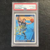 2016-17 NBA Hoops #244 Tyus Jones Signed Card AUTO PSA Slabbed Minnesota Timberwolves