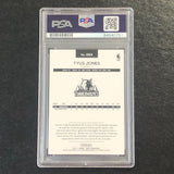 2016-17 NBA Hoops #244 Tyus Jones Signed Card AUTO PSA Slabbed Minnesota Timberwolves