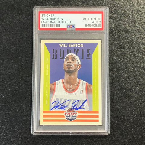 2012-13 Panini Past And Present  #152 Will Barton Signed Card AUTO PSA Slabbed RC Blazers