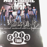 Adrenaline Mob multi signed 11x17 photo JSA Musician Band Autographed