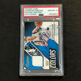 2015-16 Prestige True Colors #18 Chandler Parsons Signed Relic Card AUTO 10 PSA/DNA Slabbed Mavericks