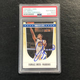 2011-12 NBA Hoops #110 Ish Smith Signed Card AUTO PSA Slabbed Warriors