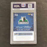 2012-13 Panini Prestige #152 Derrick Williams Signed Card AUTO 10 PSA/DNA Slabbed RC Timberwolves