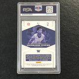 2016-17 Contenders Draft Picks #7 Marquese Chriss Signed Card AUTO 10 PSA Slabbed Washington