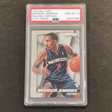 2014-15 Panini Prizm #39 Brandon Jennings Signed Card AUTO 10 PSA/DNA Slabbed Pistons