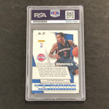 2014-15 Panini Prizm #39 Brandon Jennings Signed Card AUTO 10 PSA/DNA Slabbed Pistons