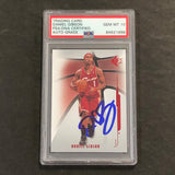 2008-09 SP Authentic #59 Daniel Gibson Signed Card AUTO 10 PSA Slabbed Cavaliers