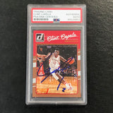 2016-17 Donruss #112 Clint Capela Signed Card AUTO PSA/DNA Slabbed Rockets