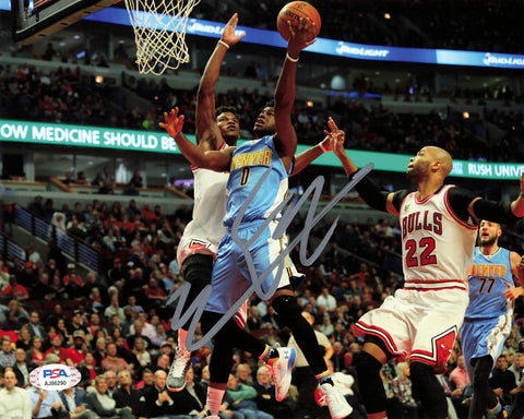 Emmanuel Mudiay signed 8x10 photo PSA/DNA Denver Nuggets Autographed Jazz