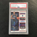 2018 Contenders Draft #12 Dennis Smith Jr. Signed Card AUTO PSA Slabbed Mavericks