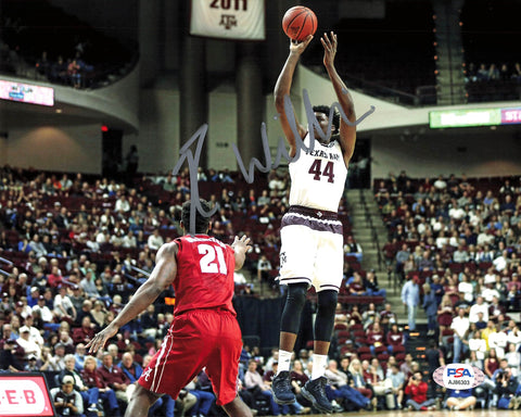 Robert Williams Signed 8x10 Photo PSA/DNA Texas A&M Aggies Autographed