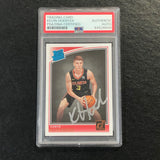 2018-19 Donruss Rated Rookie #184 Kevin Huerter signed Card AUTO PSA/DNA Slabbed Hawks RC