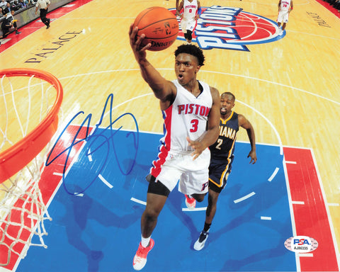 Stanley Johnson signed 8x10 photo PSA/DNA Detroit Pistons Autographed