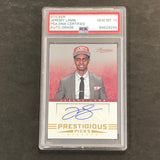 2012-13 Prestige Prestigious Picks #56 Jeremy Lamb Signed Card AUTO 10 PSA Slabbed Rockets