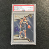 2017-18 Panini Select #206 Tony Bradley Signed Card AUTO PSA Slabbed RC Jazz