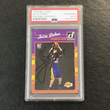 2016 PANINI DONRUSS #176 Ivica Zubac Signed Card AUTO PSA Slabbed RC Lakers