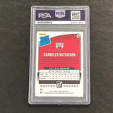 2018 Donruss Rated Rookie #166 Chandler Hutchison Signed Card AUTO 10 PSA Slabbed RC Bulls
