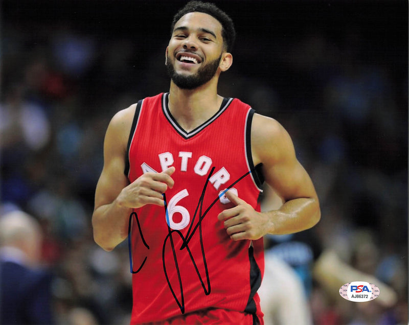 CORY JOSEPH signed 8x10 photo PSA/DNA Toronto Raptors Autographed