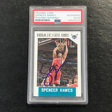 2015-16 NBA Hoops #238 Spencer Hawes Signed Card AUTO PSA/DNA Slabbed Hornets