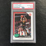 2018-19 NBA Hoops #71 Tyler Dorsey Signed Card AUTO PSA Slabbed Hawks