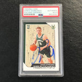 2018-19 NBA Hoops #246 DONTE DIVINCENZO Signed Card AUTO PSA/DNA Slabbed RC Bucks