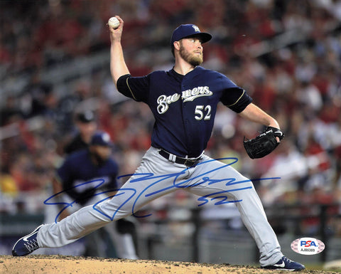 Jimmy Nelson signed 8x10 photo PSA/DNA Milwaukee Brewers Autographed