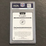 2017-18 Panini NBA Hoops #152 Myles Turner Signed Card AUTO PSA Slabbed Pacers