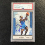 2009-10 Absolute Memorabilia #85 Jeff Green Signed Card AUTO PSA/DNA Slabbed Thunder