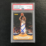 2009-10 Panini Basketball #247 ANTHONY MORROW Signed Card AUTO PSA/DNA Slabbed Warriors