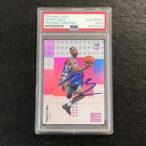 2017-18 Panini Status #144 Harry Giles  Signed Card AUTO  PSA Slabbed RC Kings