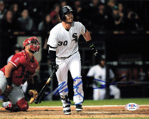 Nicky Delmonico signed 8x10 photo Chicago White Sox PSA/DNA Autographed