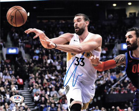 Marc Gasol signed 8x10 photo PSA/DNA Toronto Raptors Autographed