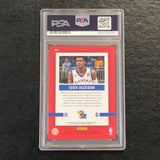 2017 Contenders Draft Picks #3 Josh Jackson Signed Card AUTO PSA Slabbed Kansas