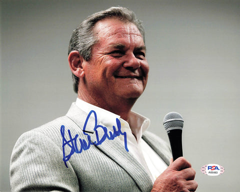 STEVE BUSBY signed 8x10 photo PSA/DNA Kansas City Royals Autographed
