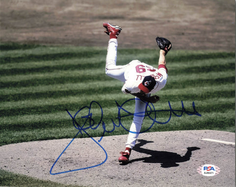 JACK McDOWELL signed 8x10 photo PSA/DNA Cleveland Autographed