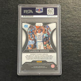 2019-20 Panini Prizm Draft Picks #13 Cameron Johnson Signed Card PSA Slabbed Auto RC Tar Heels