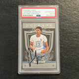 2019-20 Panini Prizm Draft Picks #32 Cameron Johnson Signed Card PSA Slabbed Auto Tar Heels