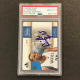 2009-10 Panini Studio #40 Al Jefferson Signed Card AUTO 10 PSA Slabbed Timberwolves