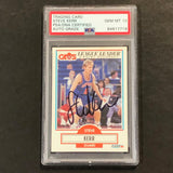 1990 FLEER LEAGUE LEADER #34 Steve Kerr Signed Card AUTO 10 PSA Slabbed Cavaliers