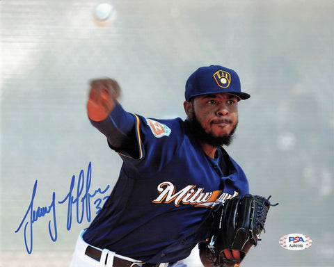 JEREMY JEFFRESS signed 8x10 photo PSA/DNA Milwaukee Brewers Autographed